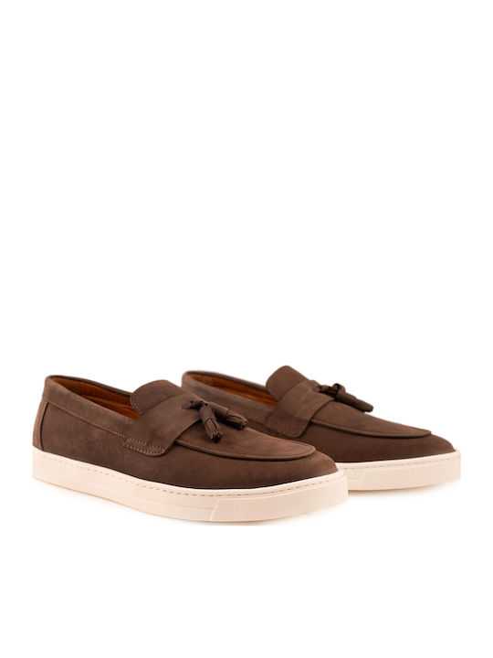 Perlamoda Men's Moccasins Brown