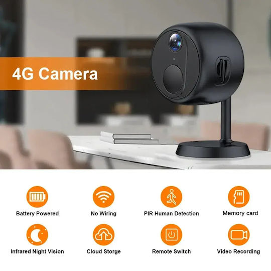 Κρυφή Κάμερα Mini WiFi 3MP με Υποδοχή για Κάρτα Μνήμης