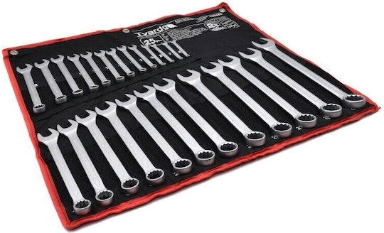 Geko Deutsche Polygon-Schlüssel Set 25 Stück 6-32 Mm Crv-cs Satin