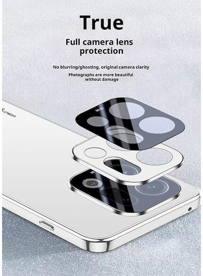 Metal Finish Hard Case Camera Protector Navy Blue Oppo Find X9 Pro 5g