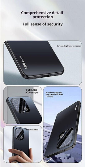 Metal Finish Hard Case Camera Protector Black Oppo Find X9 Pro 5g
