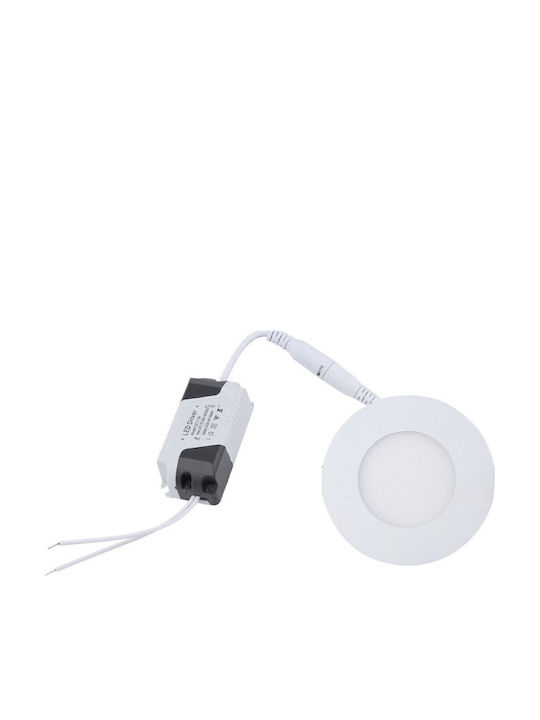 LED Panel 7W With Cool White Light