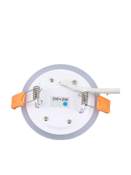 LED Panel 3W With Warm To Cool White Light