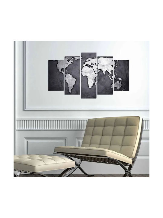 De cinci ori Tablou Lemn 110x60cm
