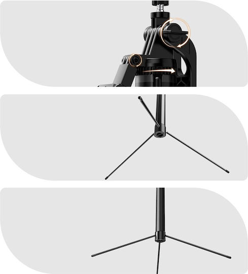 Orico Spm170 Selfie-Stick Handy-Stative Bluetooth-Schwarz