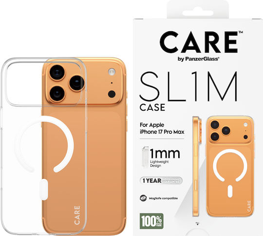 CARE by PanzerGlass SL1M Silicone Back Cover 1mm Transparent (iPhone 18 Pro Max / 17 Pro Max)