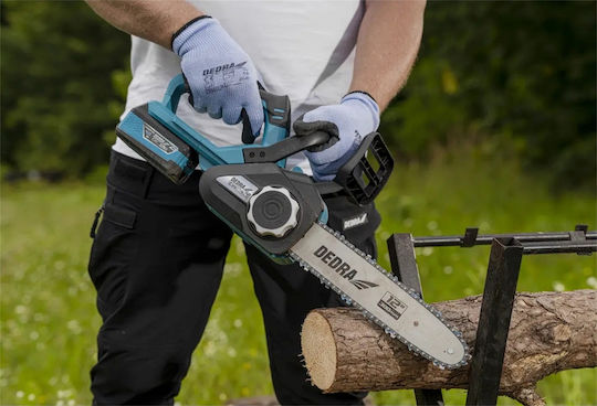 Dedra Акумулаторен Кастрачка Верижен Трион Solo Brushless 18V 1.7kg с Шина 30.48cm