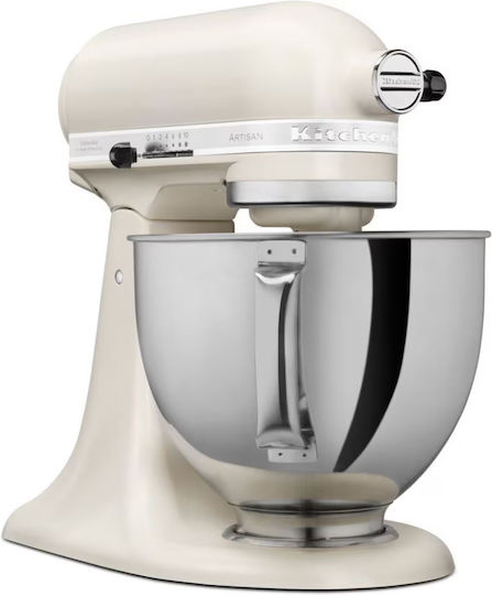 Kitchenaid Artisan Stand Mixer 300W with Stainless Bowl 4.8L White