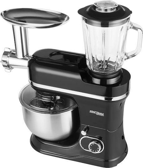 Kraft & Dele Stand Mixer 3000W with Stainless Bowl 5lt