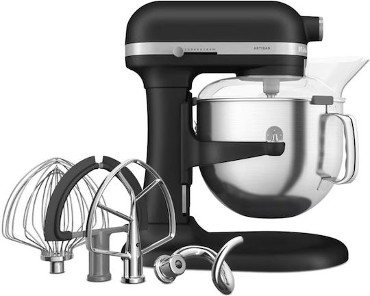 Kitchenaid Kitchenaid Stand Mixer 375W with Stainless Bowl 6.6L Cast Iron Black