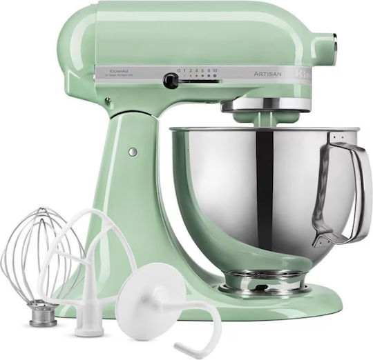 Kitchenaid Artisan Κουζινομηχανή 300W με Ανοξείδωτο Κάδο 4.8lt Πράσινη