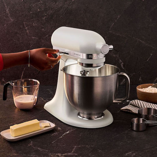 Kitchenaid Artisan Stand Mixer 325W with Stainless Bowl 4.7L White