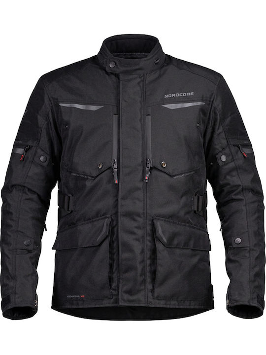 Nordcode Senegal V2 Men's Riding Jacket Cordura 4 Seasons Waterproof Black