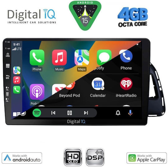 Digital IQ Ηχοσύστημα Αυτοκινήτου για Audi Q5 2010-2018 (Bluetooth/USB/WiFi/GPS/Apple-Carplay/Android-Auto) με Οθόνη Αφής 10"
