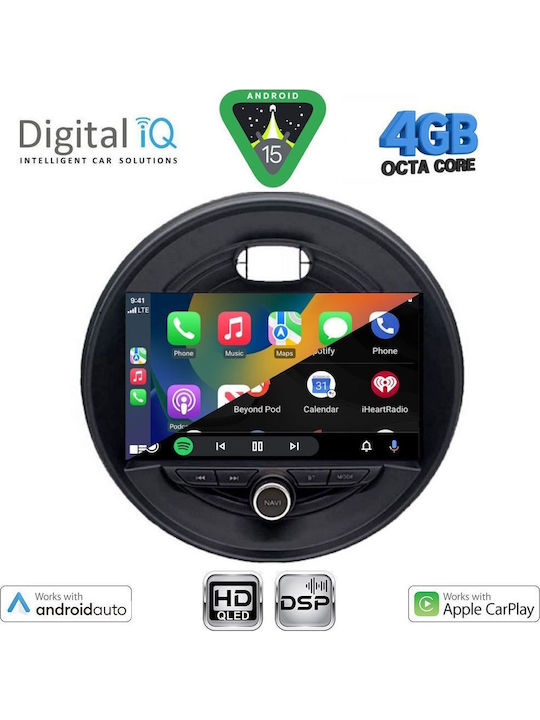 Digital IQ Auto-Audiosystem für Mini Kooper / Clubman / Straßenkreuzer / Landsmann 2014-2019 mit Touchscreen 9"