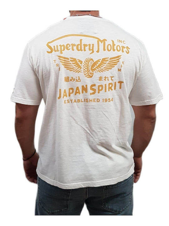 Heritage Biker T-shirt Λευκό