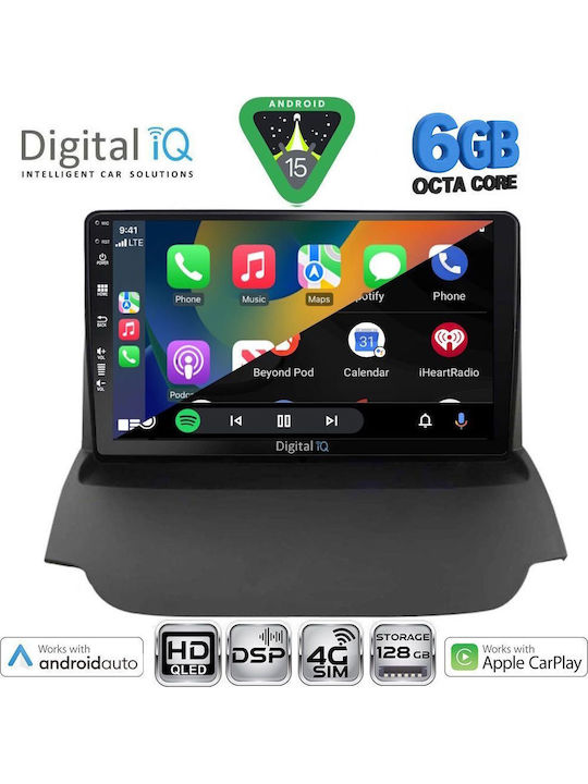 Digital IQ Car Audio System for Ford EcoSport 2012-2018 Bluetooth USB WiFi GPS Apple CarPlay Android Auto with 9" Touch Screen