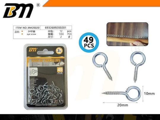 Tradesor Augenschraube 2 Zoll Set 12 Stücke 49 Stücke 200201