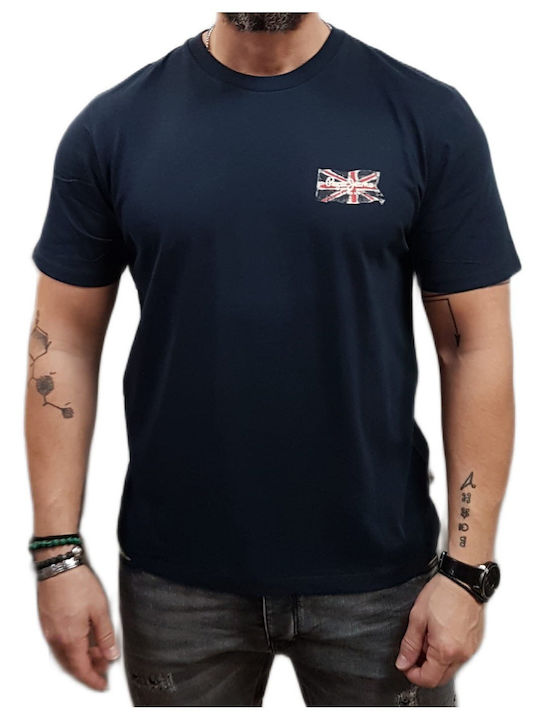 Flag Flag T-shirt Blue