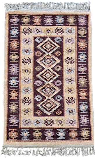 Kotonia Home Χαλί 60x90cm Καφέ