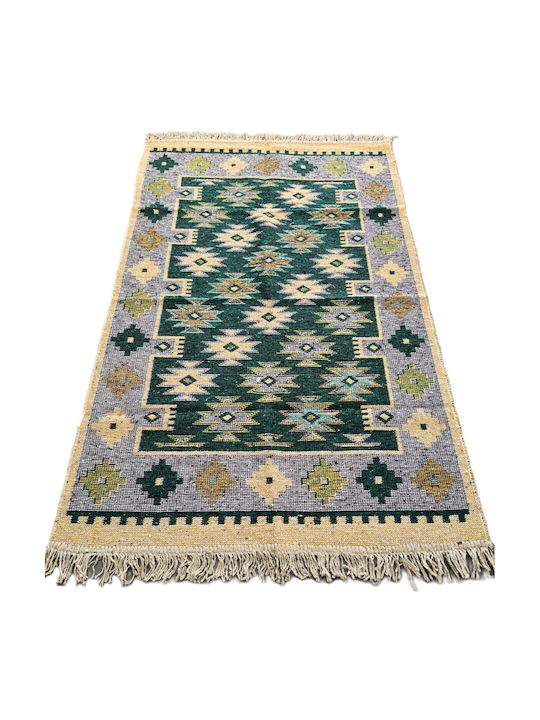Kotonia Home Wohnzimmer Teppich Rechteckig Grüner 60x90cm