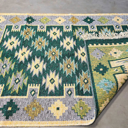 Kotonia Home Decor Traditioneller Teppich Rechteckig Grün 60x90cm