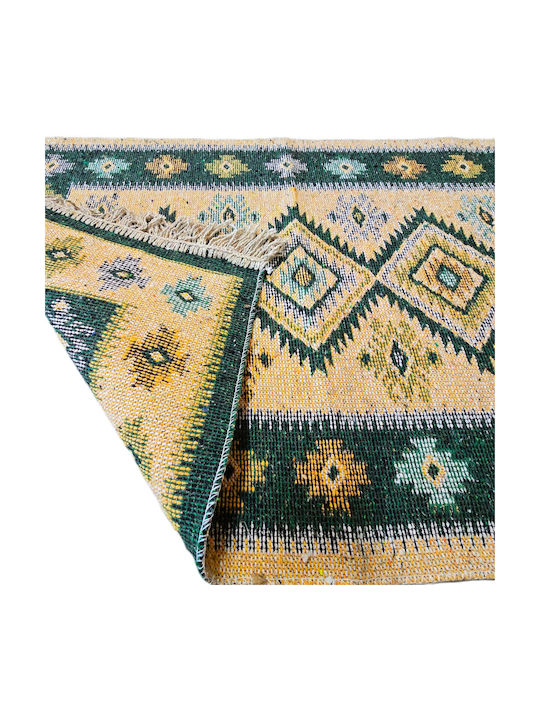 Kotonia Home Wohnzimmer Teppich Flur Grün 60x150cm