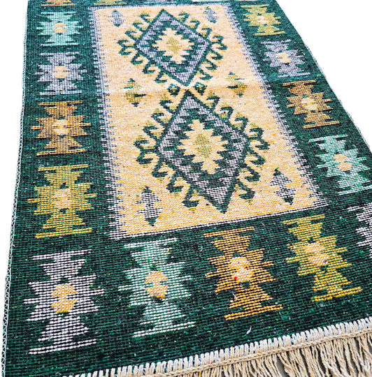 Kotonia Home Килим Пътека Зелен 80x300см