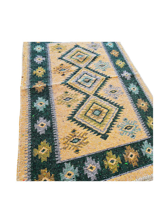 Kotonia Home Wohnzimmer Teppich Flur Grün 60x150cm
