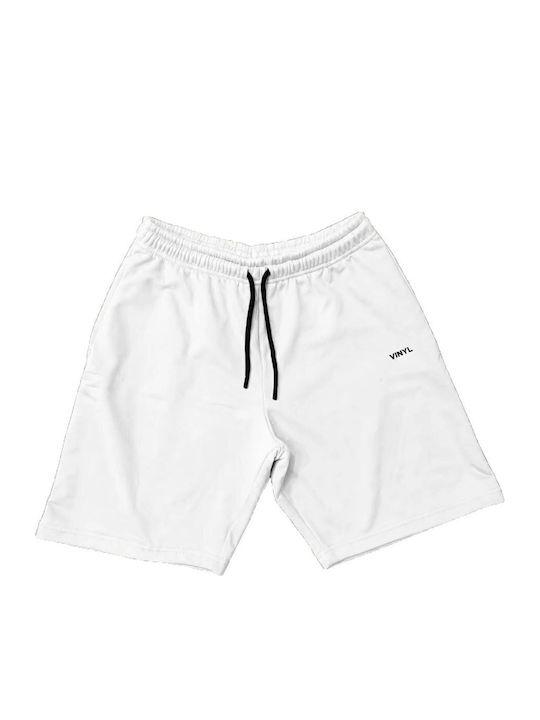 Men's White Bermuda Shorts