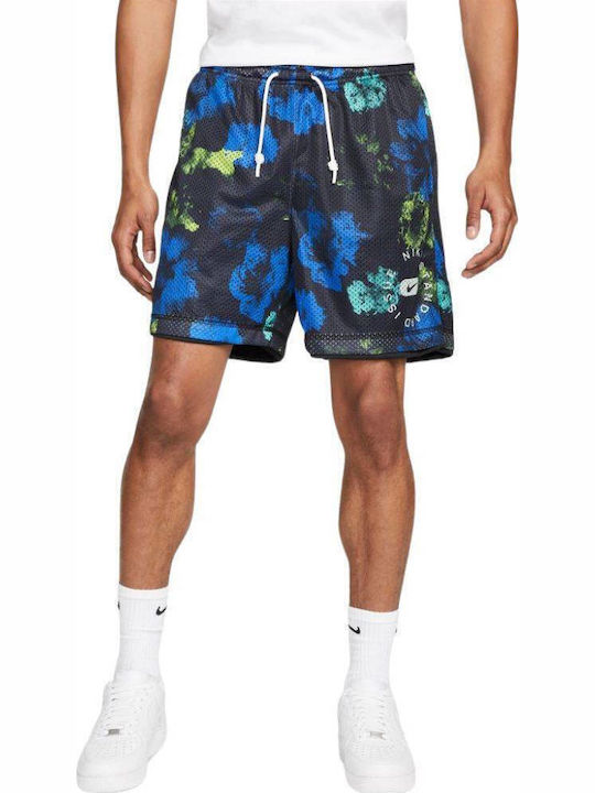 Standard Issue Reversible Αθλητική Ανδρική Βερμούδα Dri-FIT Black/Navy Blue/Yellow