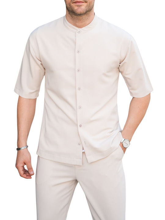 Henry Clothing Hemd Beige