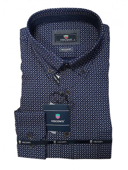 Long-sleeved Shirt Navy Blue