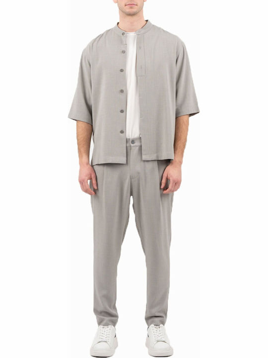 300 Μακρυμάνικo Overshirt Γκρι