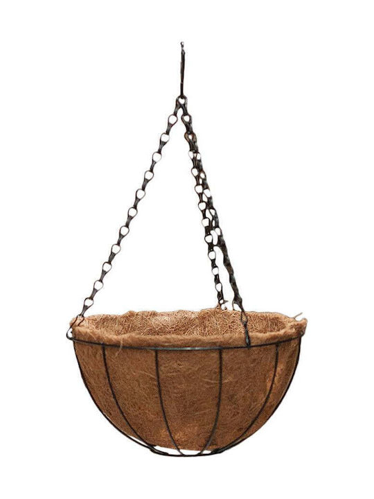 Planter Hanging Plant Pots Metal Multicolour 35x35cm