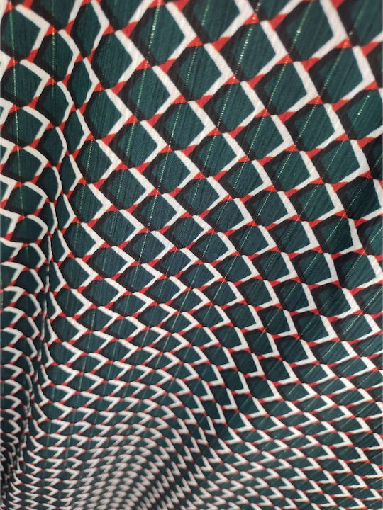 Naf Naf Geom Grünes Gemustertes Freizeit Damenkleid L