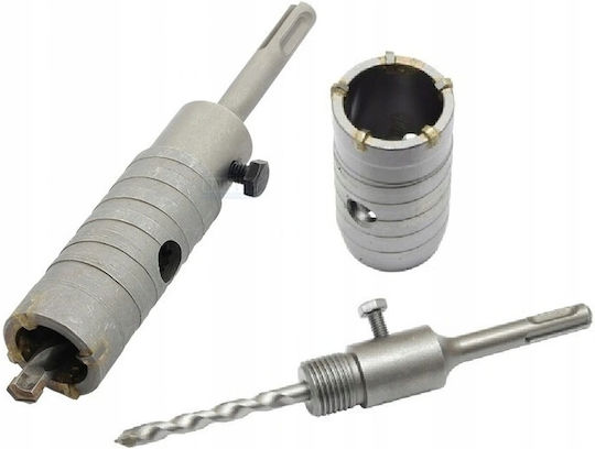 Falon-Tech Lochsäge SDS Karbid Kernbohrer Trockenschnitt mit Durchmesser 45mm für Beton Backstein und Rasen