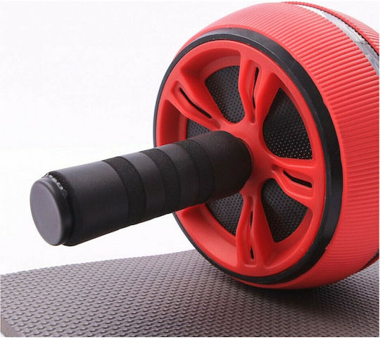 6444 Abdominal Wheel Red with Mat