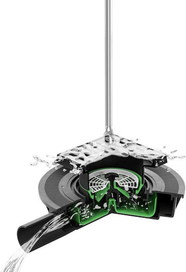 Bonomini Rostfreies Bodenventil mit Größe 10x10cm Grau