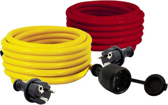 Commel Cablu de Prelungire cu Lungime 10m Diametru Cablu 3 x 1.5mm² și Împământare Rezistent la Apă
