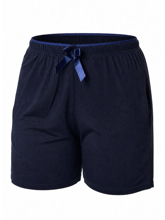 Comfort Summer Women's Pyjama Shorts Blue