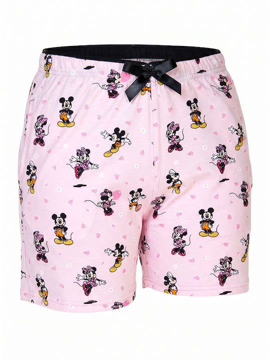 Comfort Summer Women's Pyjamas Shorts Pink