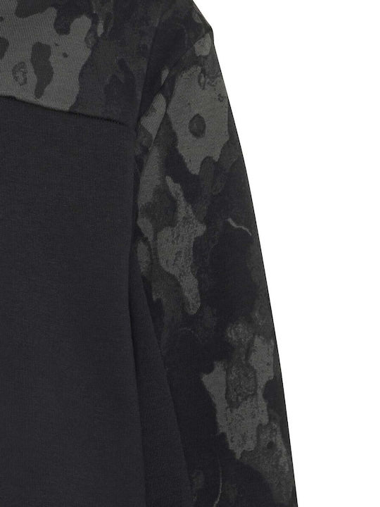 Kids Hoodie Black Camo