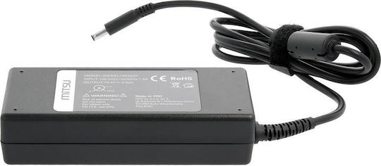 Mitsu Notebook 4.5x3.0 Pin Φορτιστής Laptop 90W 19.5V 4.62A για Dell με Αποσπώμενο Καλώδιο Τροφοδοσίας