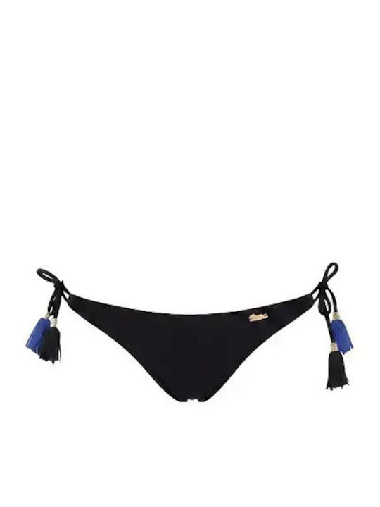 Bikini Slip with Laces Violet