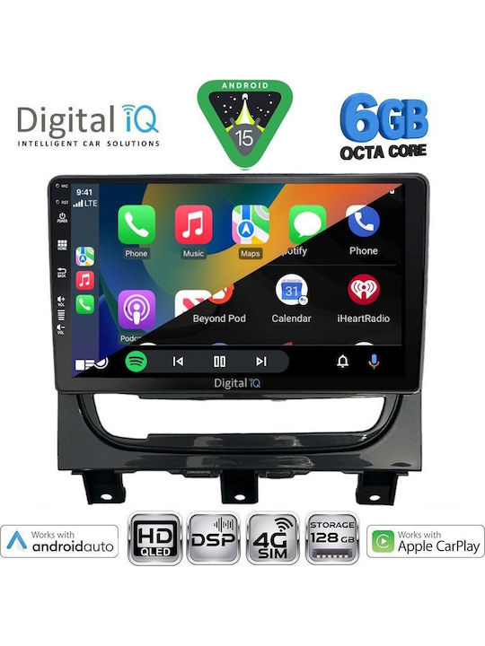 Digital IQ Car Audio System for Fiat Strada 2012-2020 Bluetooth USB WiFi GPS Apple CarPlay Android Auto with 9" Touch Screen