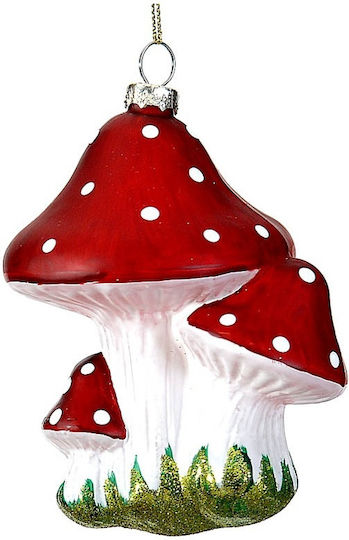 Weihnachtsbaumschmuck Pilz 12cm