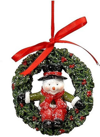 Weihnachtsbaumschmuck Kranz 12cm