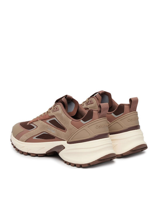 Women's Chunky Brown Sneakers