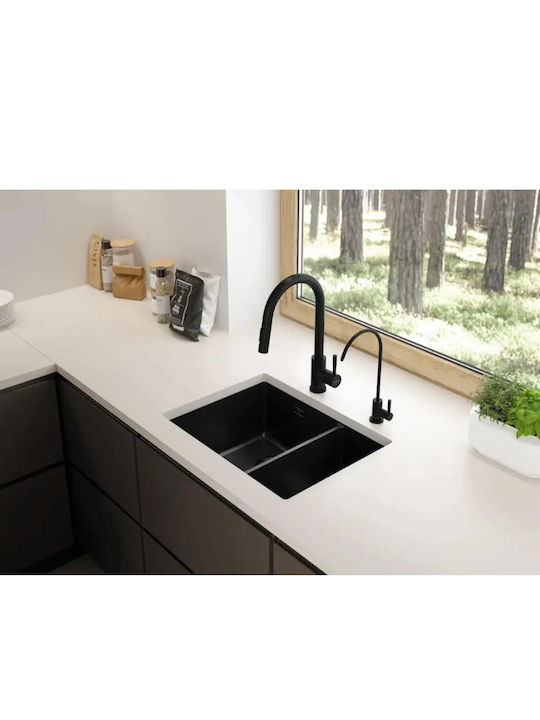 Deante Deante Tall Kitchen Faucet Counter with Shower Blue